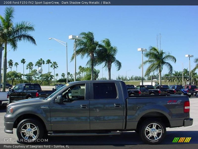 Dark Shadow Grey Metallic / Black 2008 Ford F150 FX2 Sport SuperCrew