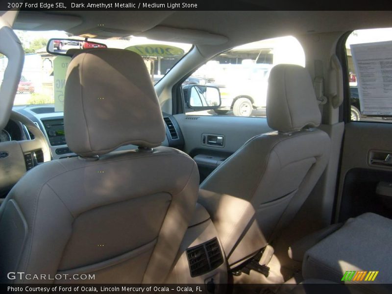 Dark Amethyst Metallic / Medium Light Stone 2007 Ford Edge SEL