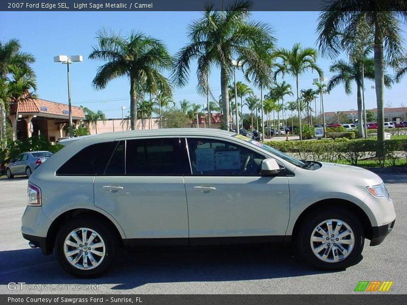 Light Sage Metallic / Camel 2007 Ford Edge SEL