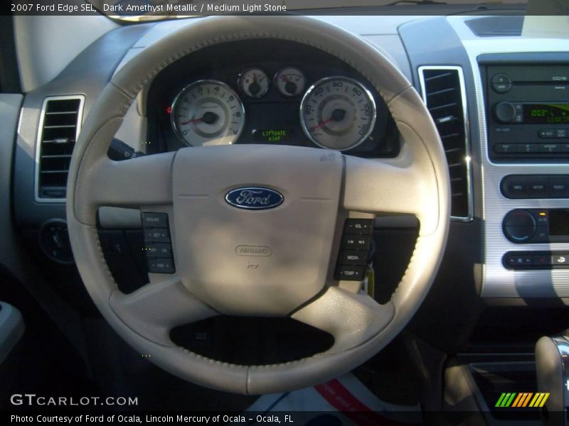 Dark Amethyst Metallic / Medium Light Stone 2007 Ford Edge SEL