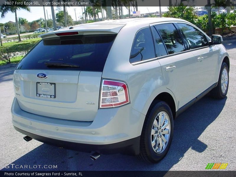 Light Sage Metallic / Camel 2007 Ford Edge SEL