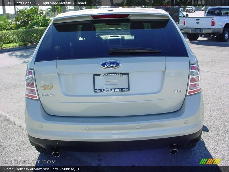 Light Sage Metallic / Camel 2007 Ford Edge SEL