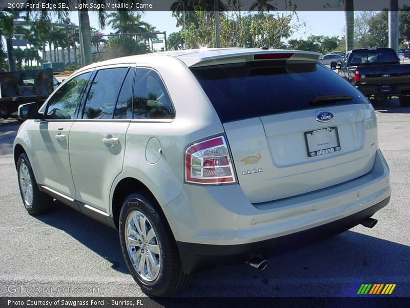 Light Sage Metallic / Camel 2007 Ford Edge SEL
