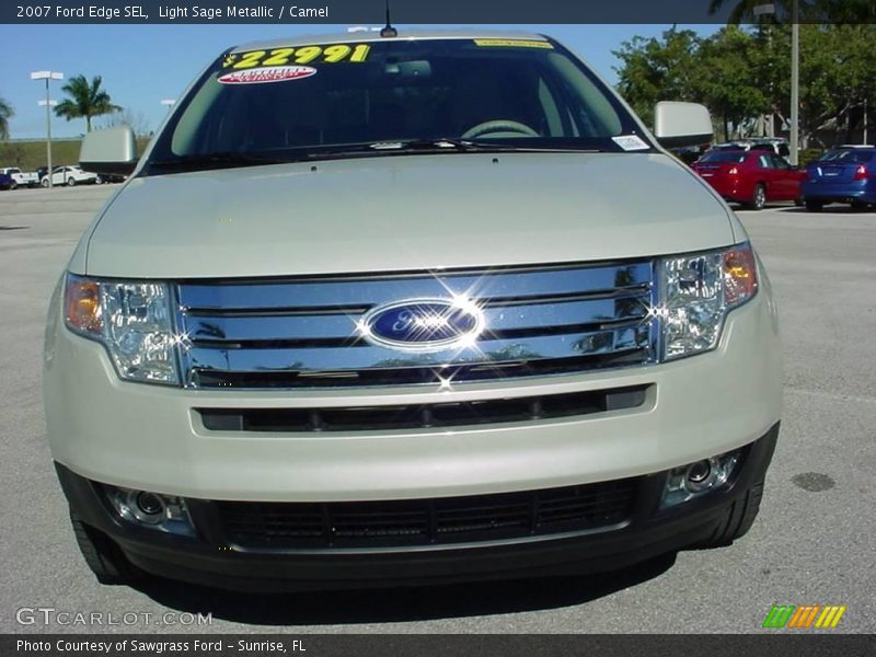 Light Sage Metallic / Camel 2007 Ford Edge SEL
