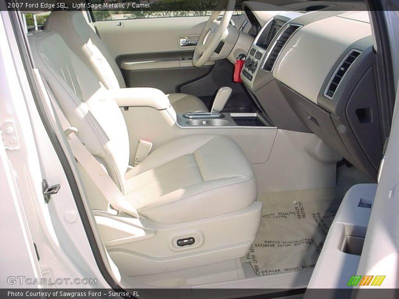Light Sage Metallic / Camel 2007 Ford Edge SEL