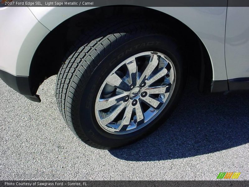 Light Sage Metallic / Camel 2007 Ford Edge SEL