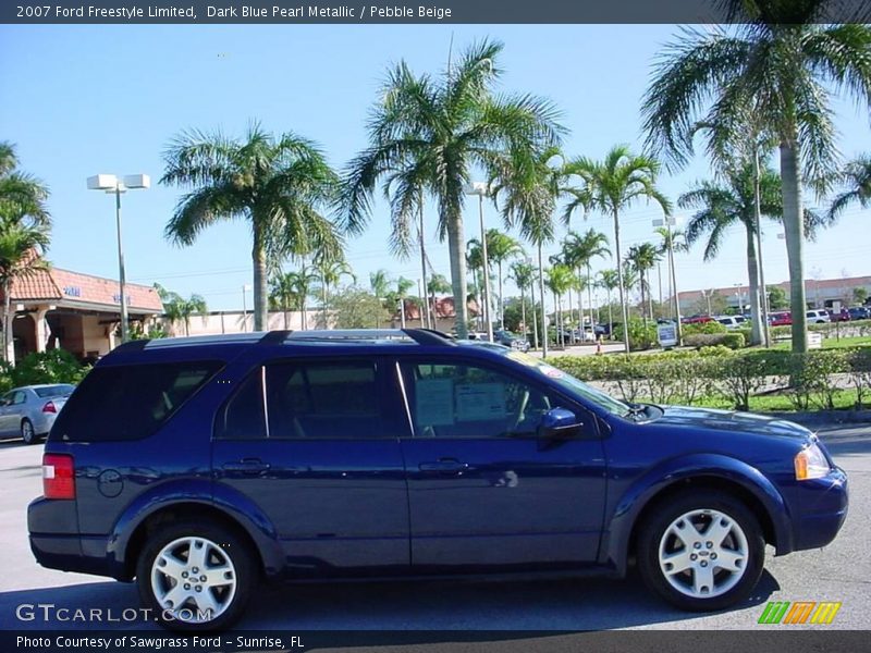 Dark Blue Pearl Metallic / Pebble Beige 2007 Ford Freestyle Limited