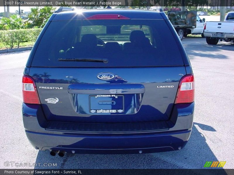 Dark Blue Pearl Metallic / Pebble Beige 2007 Ford Freestyle Limited