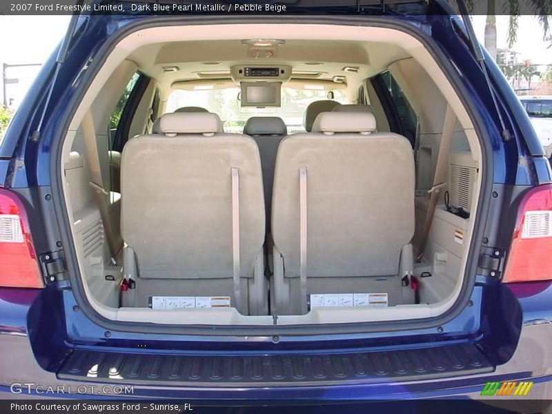 Dark Blue Pearl Metallic / Pebble Beige 2007 Ford Freestyle Limited