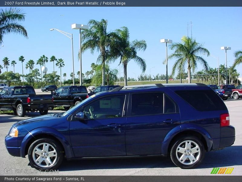 Dark Blue Pearl Metallic / Pebble Beige 2007 Ford Freestyle Limited