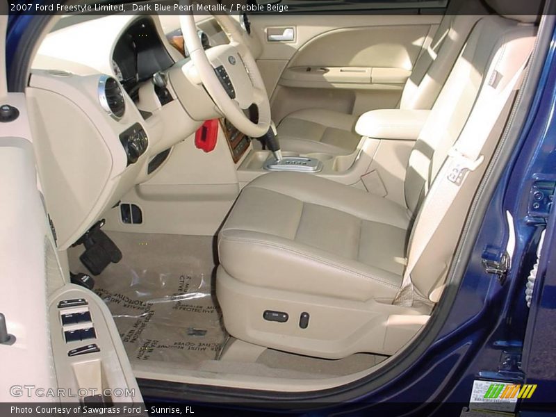 Dark Blue Pearl Metallic / Pebble Beige 2007 Ford Freestyle Limited