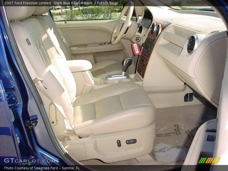 Dark Blue Pearl Metallic / Pebble Beige 2007 Ford Freestyle Limited