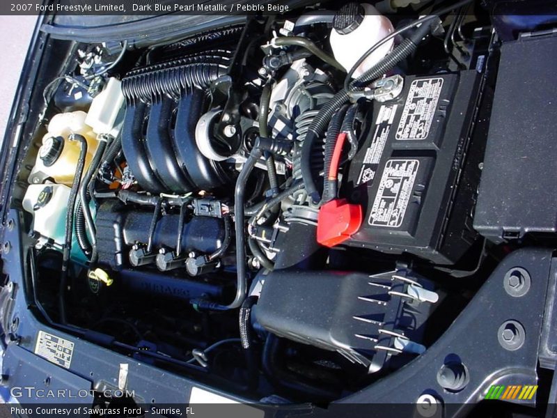 Dark Blue Pearl Metallic / Pebble Beige 2007 Ford Freestyle Limited
