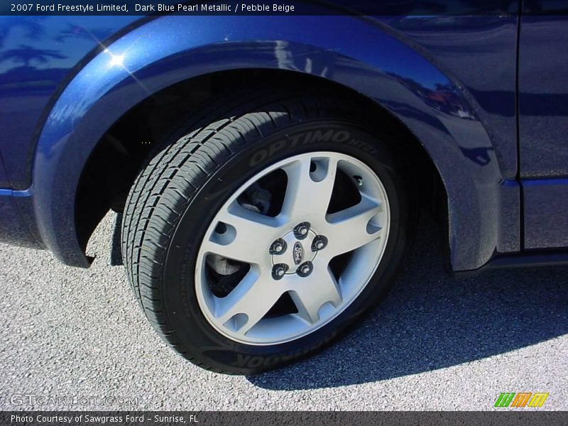Dark Blue Pearl Metallic / Pebble Beige 2007 Ford Freestyle Limited