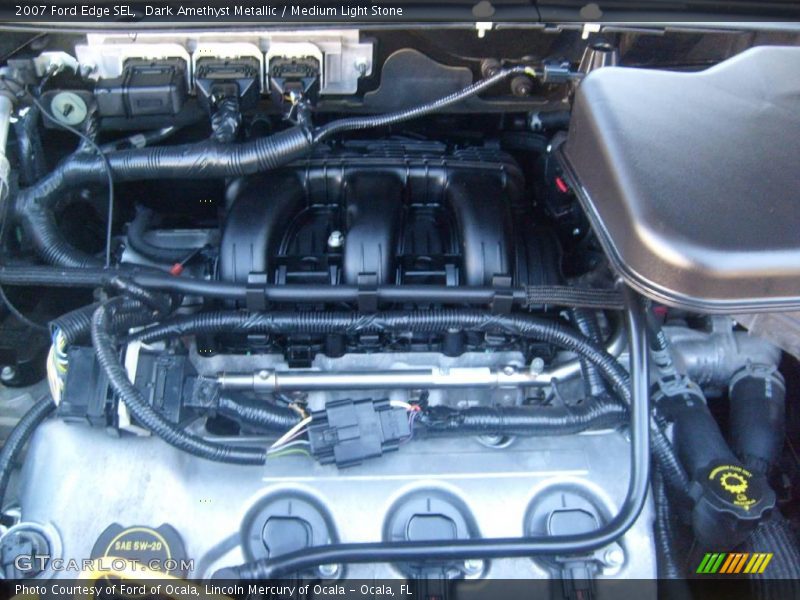 Dark Amethyst Metallic / Medium Light Stone 2007 Ford Edge SEL
