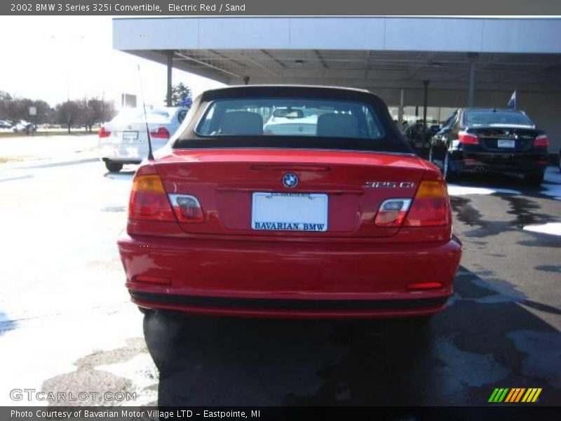 Electric Red / Sand 2002 BMW 3 Series 325i Convertible
