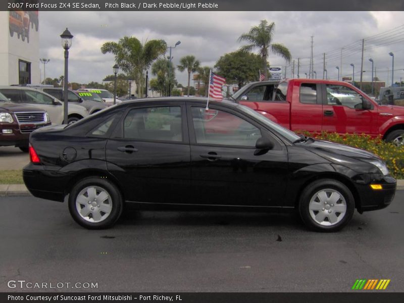 Pitch Black / Dark Pebble/Light Pebble 2007 Ford Focus ZX4 SE Sedan