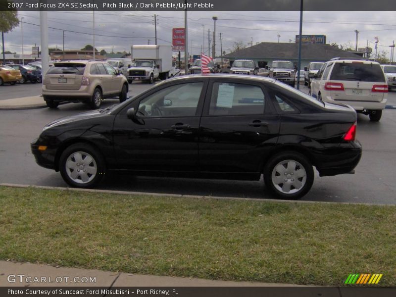 Pitch Black / Dark Pebble/Light Pebble 2007 Ford Focus ZX4 SE Sedan