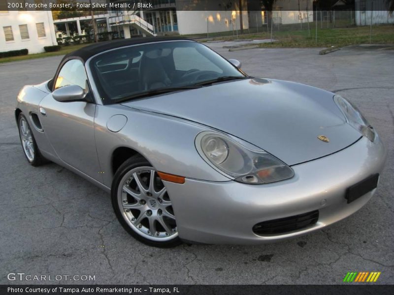 Polar Silver Metallic / Black 2001 Porsche Boxster