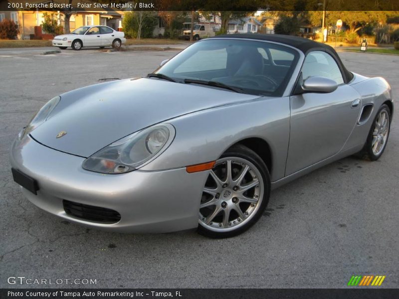 Polar Silver Metallic / Black 2001 Porsche Boxster