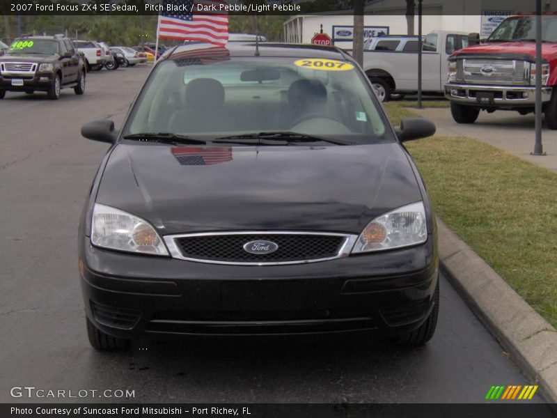 Pitch Black / Dark Pebble/Light Pebble 2007 Ford Focus ZX4 SE Sedan