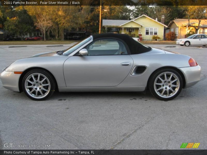 Polar Silver Metallic / Black 2001 Porsche Boxster
