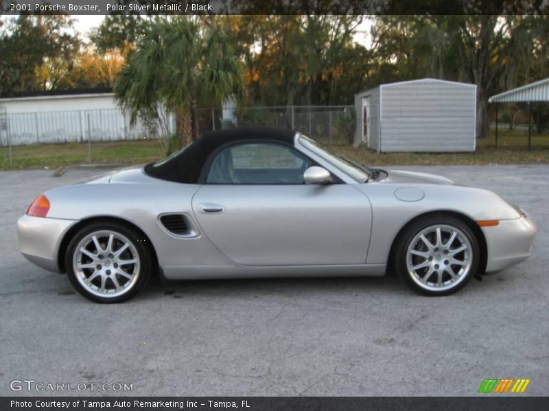 Polar Silver Metallic / Black 2001 Porsche Boxster