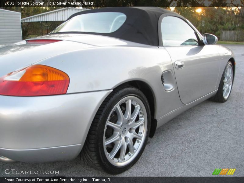 Polar Silver Metallic / Black 2001 Porsche Boxster
