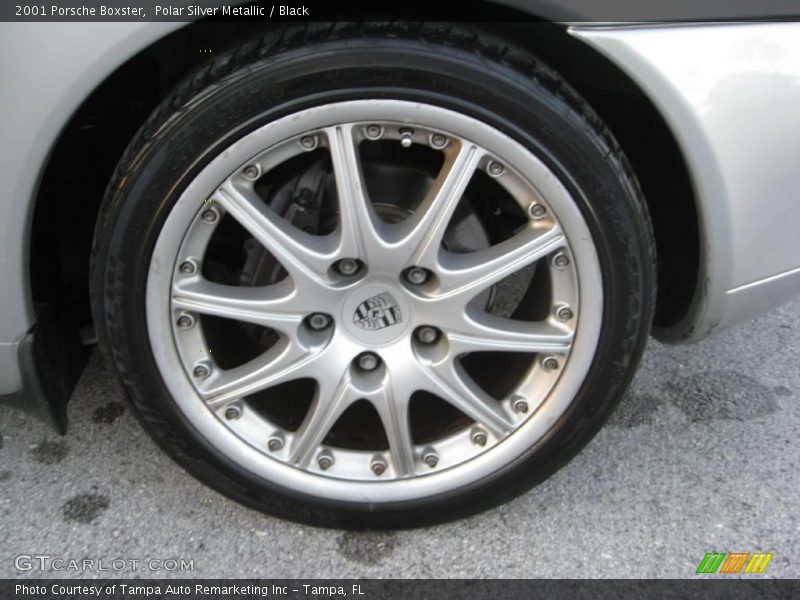 Polar Silver Metallic / Black 2001 Porsche Boxster
