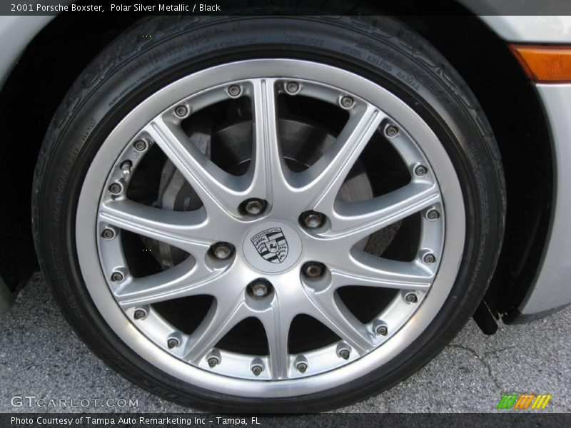 Polar Silver Metallic / Black 2001 Porsche Boxster