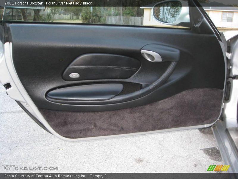 Polar Silver Metallic / Black 2001 Porsche Boxster