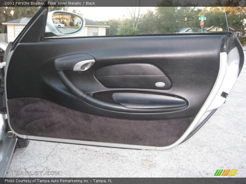 Polar Silver Metallic / Black 2001 Porsche Boxster