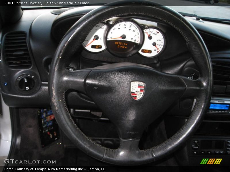 Polar Silver Metallic / Black 2001 Porsche Boxster