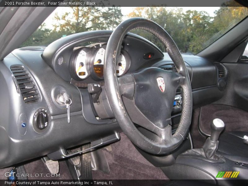 Polar Silver Metallic / Black 2001 Porsche Boxster