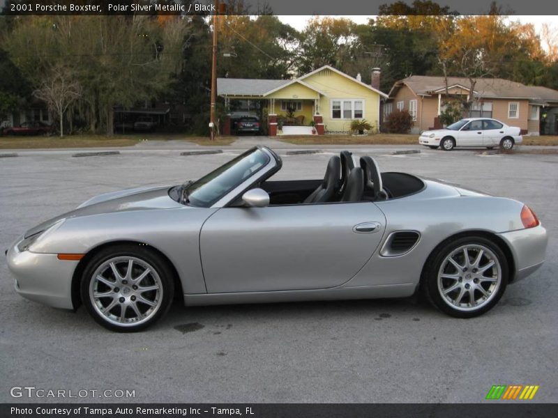Polar Silver Metallic / Black 2001 Porsche Boxster