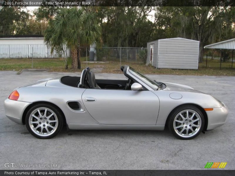 Polar Silver Metallic / Black 2001 Porsche Boxster
