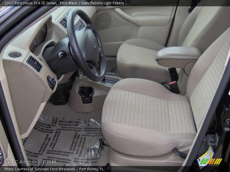 Pitch Black / Dark Pebble/Light Pebble 2007 Ford Focus ZX4 SE Sedan