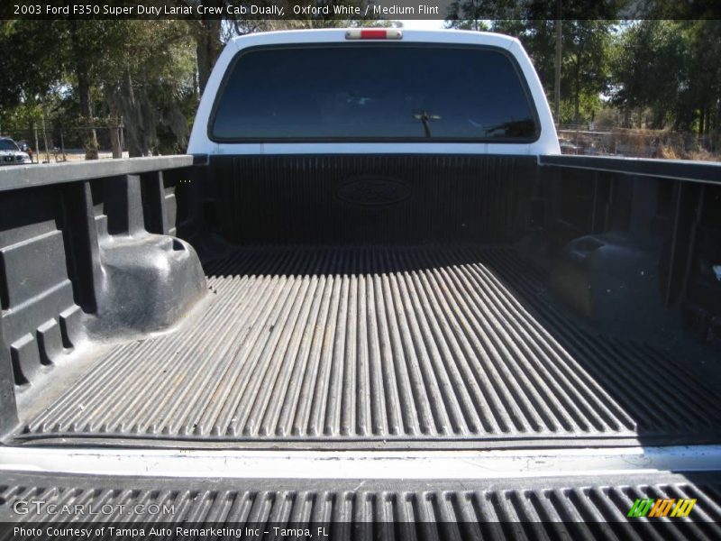 Oxford White / Medium Flint 2003 Ford F350 Super Duty Lariat Crew Cab Dually