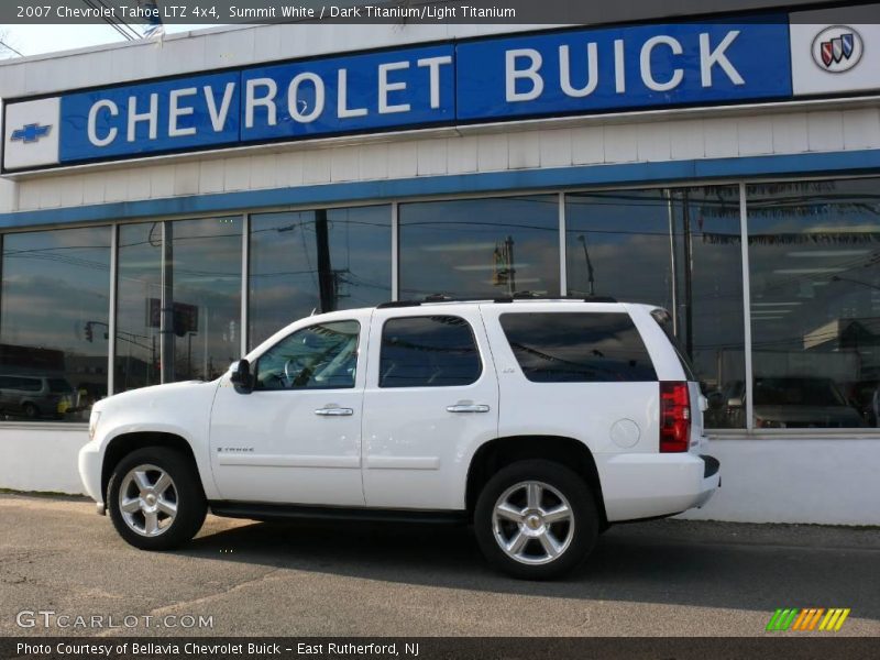 Summit White / Dark Titanium/Light Titanium 2007 Chevrolet Tahoe LTZ 4x4