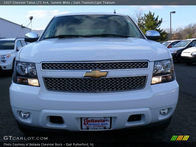 Summit White / Dark Titanium/Light Titanium 2007 Chevrolet Tahoe LTZ 4x4