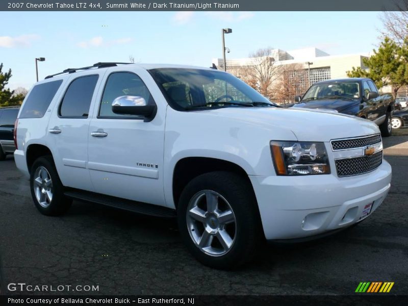 Summit White / Dark Titanium/Light Titanium 2007 Chevrolet Tahoe LTZ 4x4