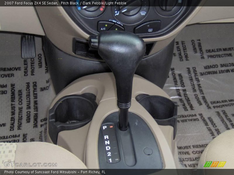 Pitch Black / Dark Pebble/Light Pebble 2007 Ford Focus ZX4 SE Sedan