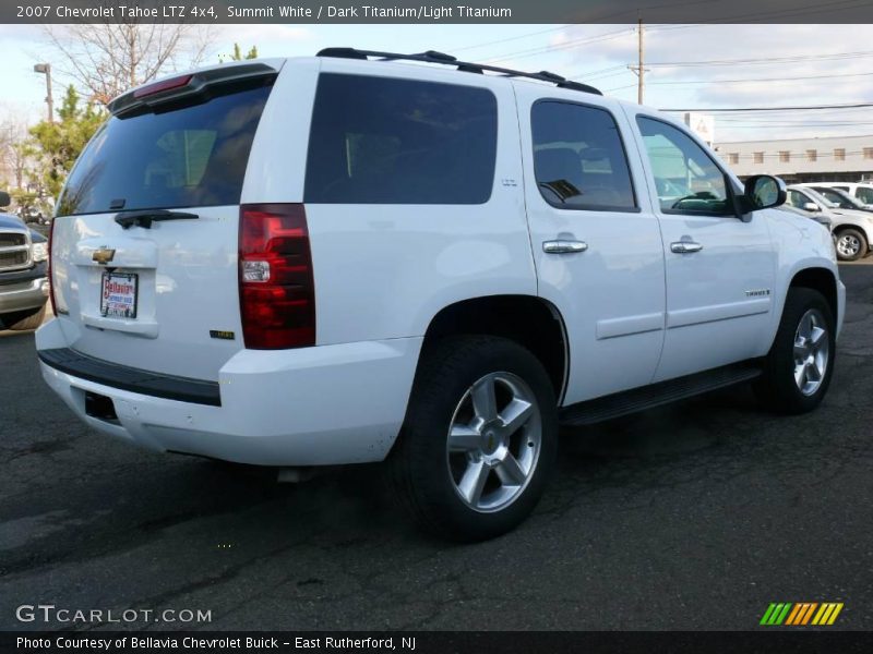 Summit White / Dark Titanium/Light Titanium 2007 Chevrolet Tahoe LTZ 4x4