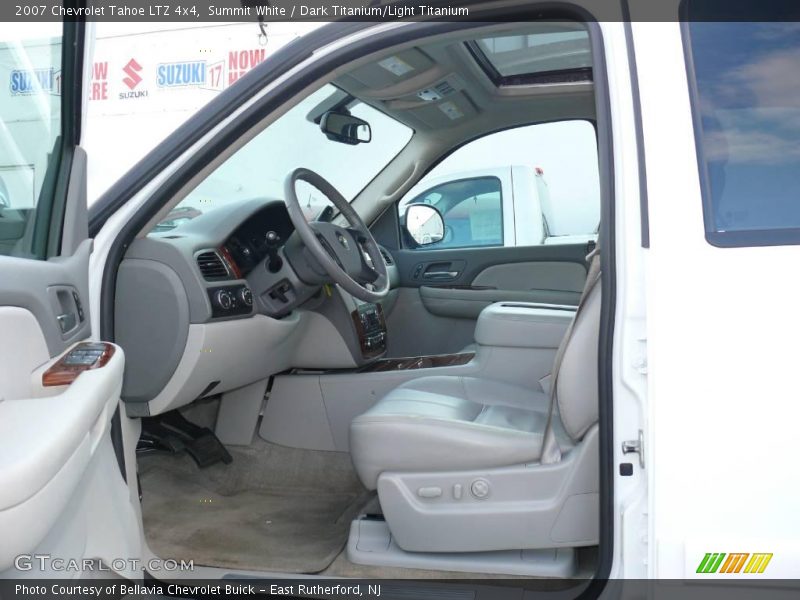Summit White / Dark Titanium/Light Titanium 2007 Chevrolet Tahoe LTZ 4x4