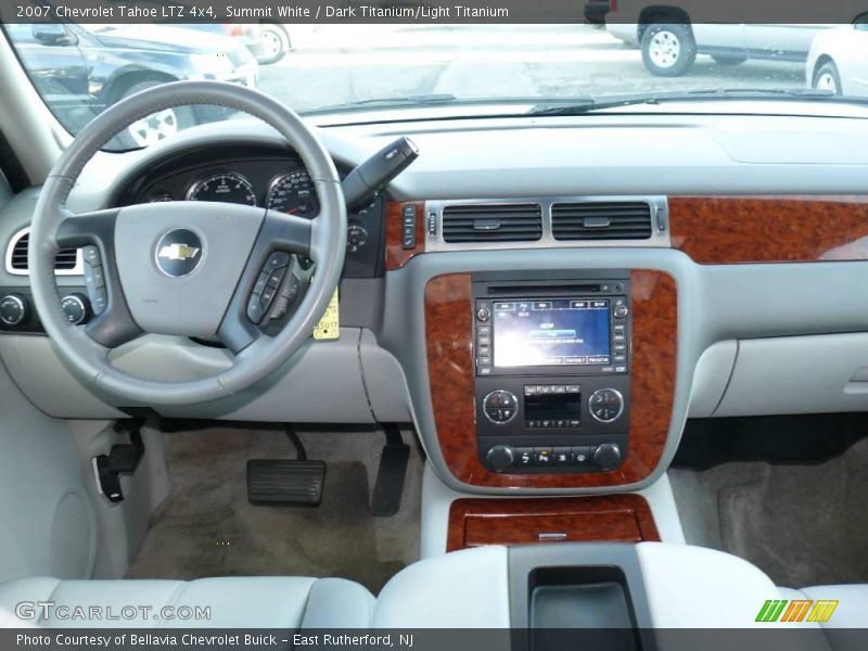 Summit White / Dark Titanium/Light Titanium 2007 Chevrolet Tahoe LTZ 4x4