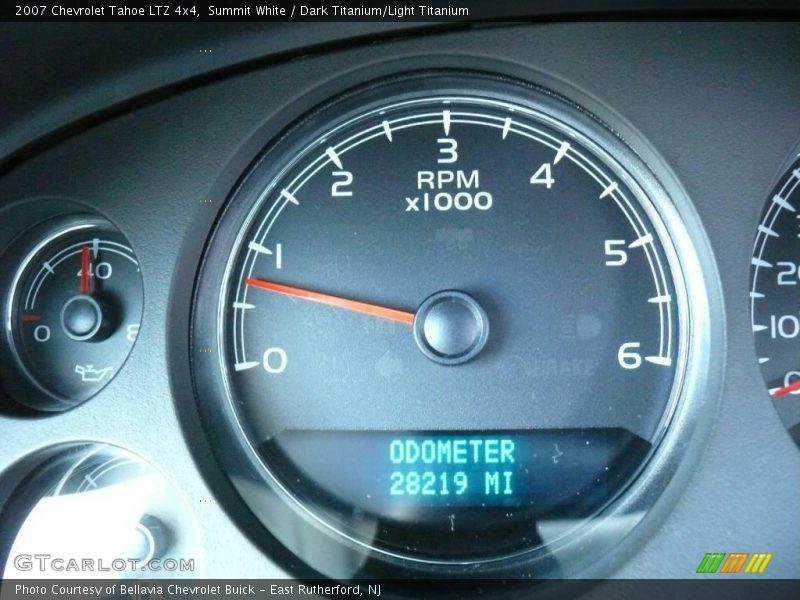 Summit White / Dark Titanium/Light Titanium 2007 Chevrolet Tahoe LTZ 4x4