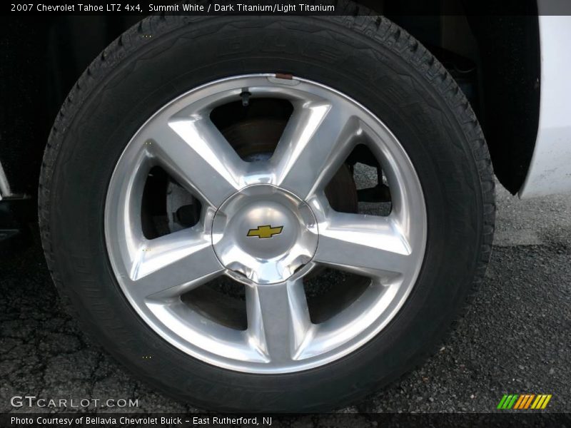 Summit White / Dark Titanium/Light Titanium 2007 Chevrolet Tahoe LTZ 4x4