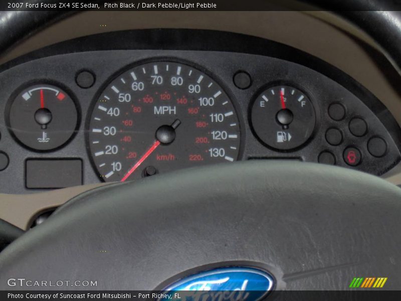 Pitch Black / Dark Pebble/Light Pebble 2007 Ford Focus ZX4 SE Sedan
