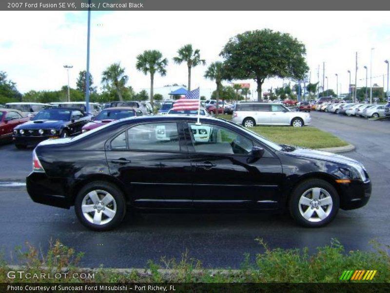 Black / Charcoal Black 2007 Ford Fusion SE V6