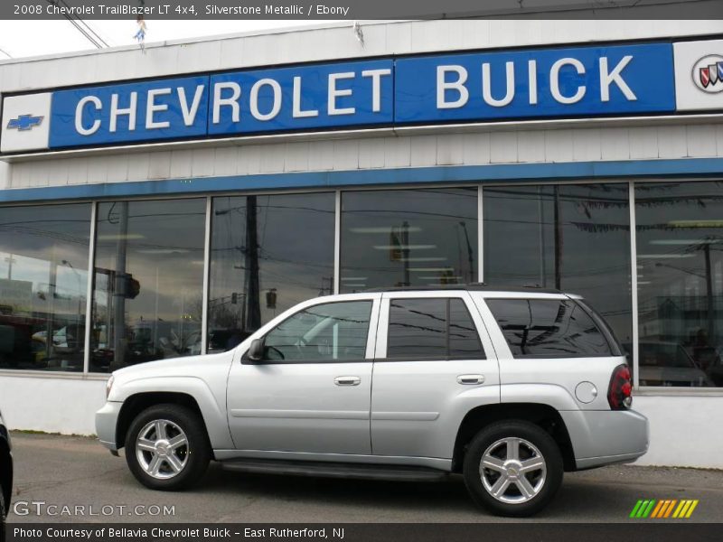 Silverstone Metallic / Ebony 2008 Chevrolet TrailBlazer LT 4x4